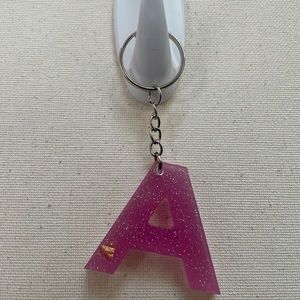 ‘’A’ keychain